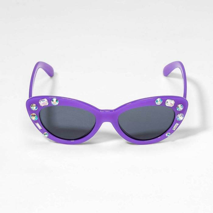 Girls' Frozen Oval Sunglasses - Gray/Purple