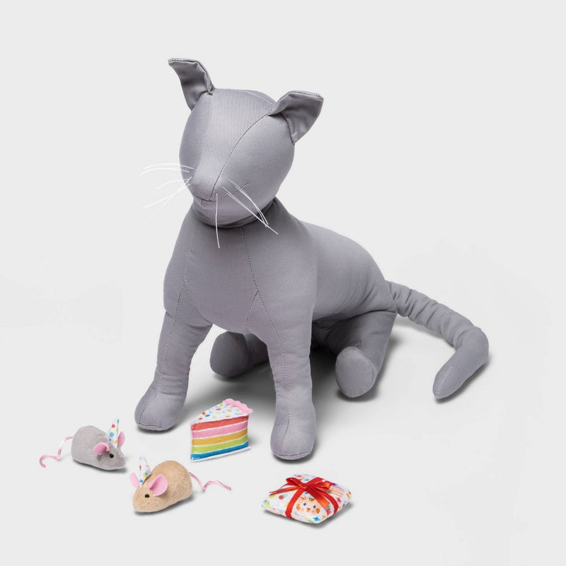 Birthday Celebration Cat Toy Set - 4pk - Boots & Barkley