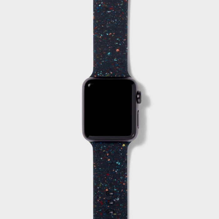Apple Watch Silicone Band 42/44/45mm - heyday Black Speckle