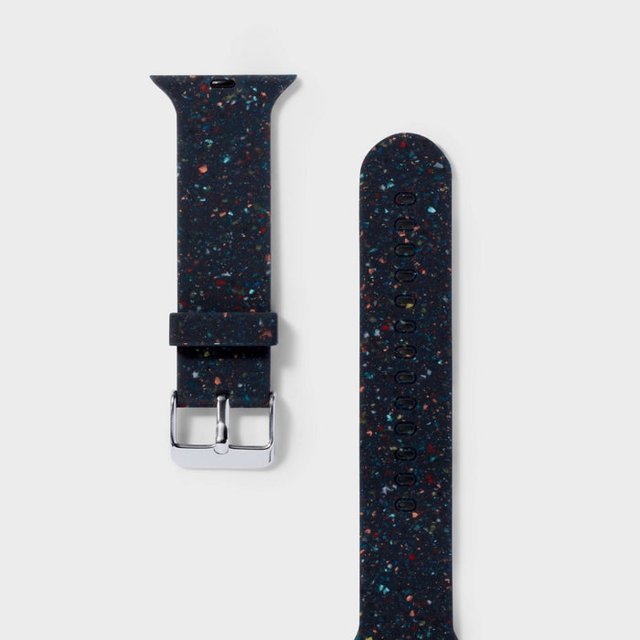 Apple Watch Silicone Band 42/44/45mm - heyday Black Speckle