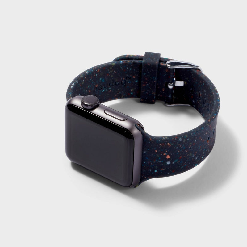 Apple Watch Silicone Band 42/44/45mm - heyday Black Speckle