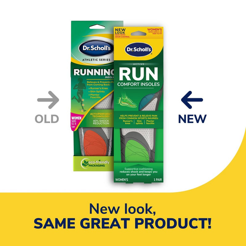 Dr. Scholl's Athletic Series Running Insoles for Women - Size (5.5-9)