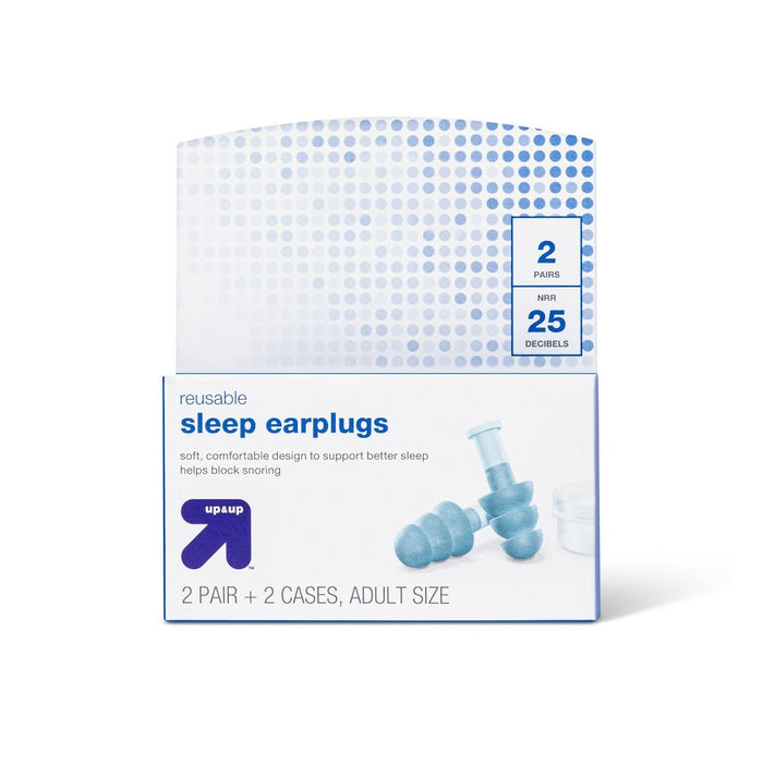 Reusable Ear Plugs for Sleep - 2pc - up & up