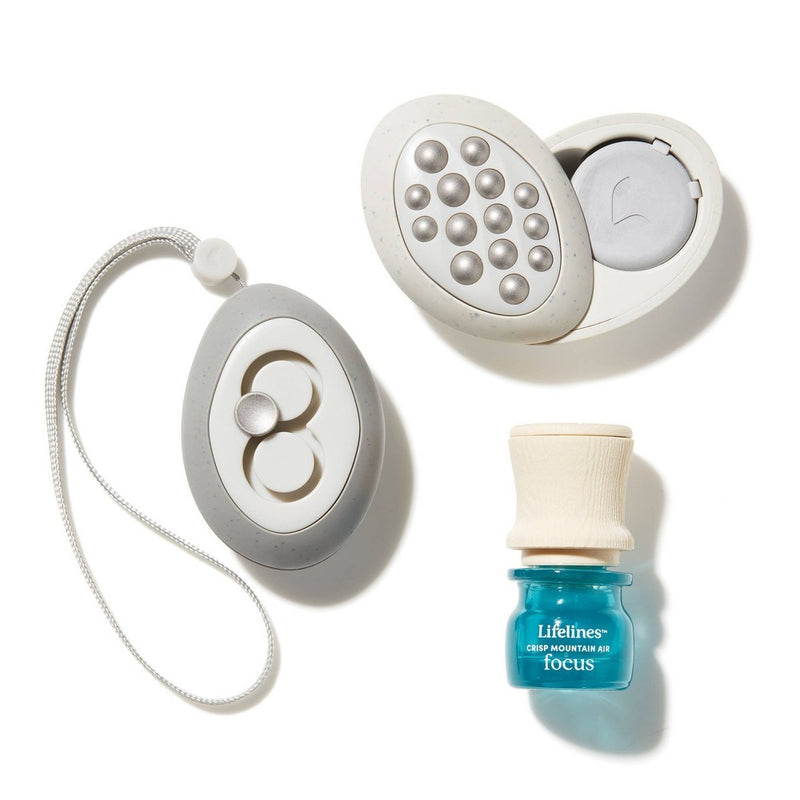 2pk Grounding Stones - Meditative Fidget Collection plus Essential Oil Blend - Lifelines