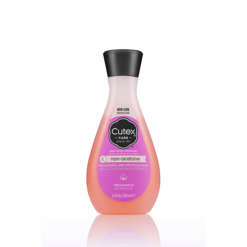 Cutex Non-Acetone Nail Polish Remover for Natural and Artificial Nail with Coconut Oil - 6.7 fl oz