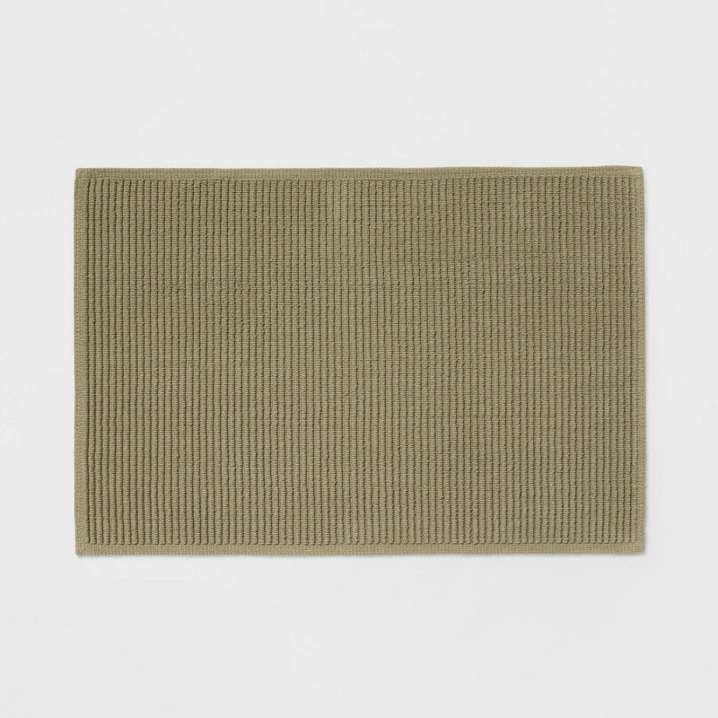 20"x30" Performance Plus Bath Mat Solid Light Green - Threshold