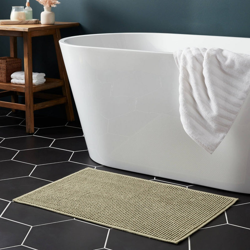 20"x30" Performance Plus Bath Mat Solid Light Green - Threshold