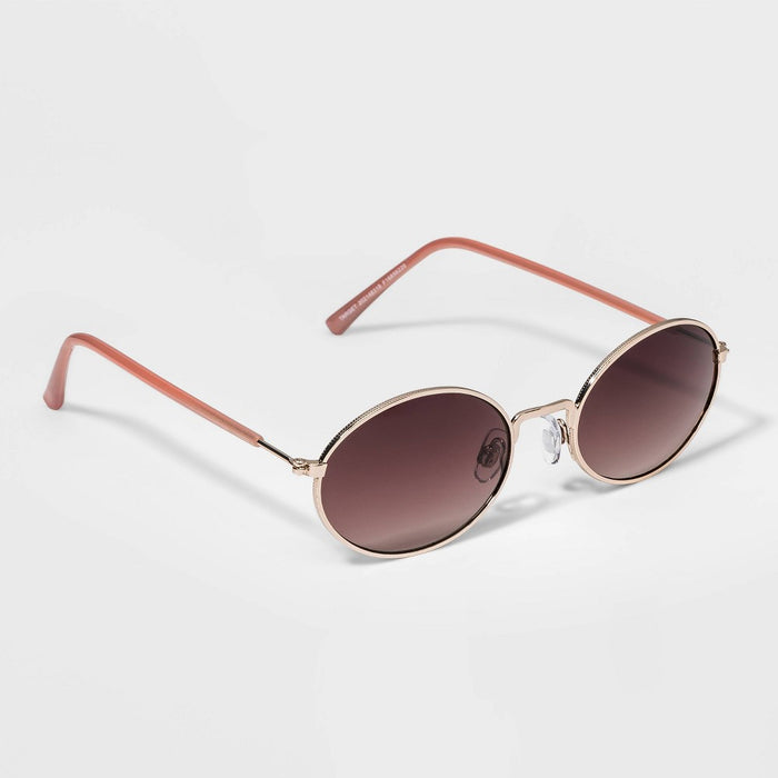 Kids' Mini Oval Sunglasses - art class Gold