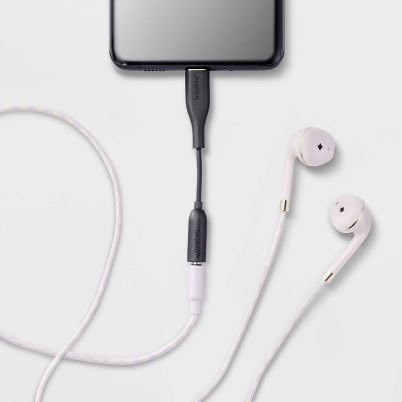 3" Aux to USB-C Audio Adapter - heyday Black