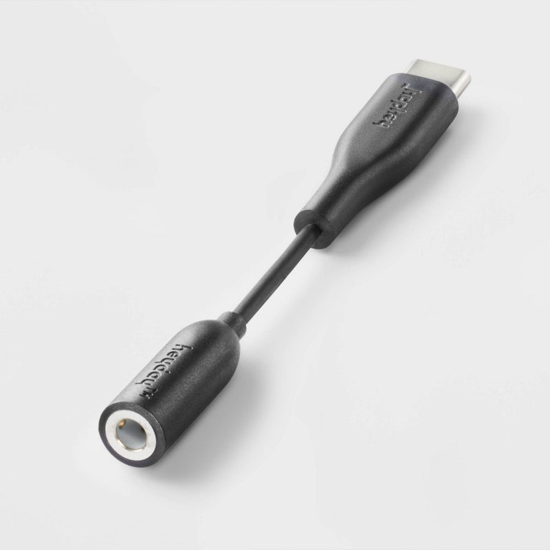 3" Aux to USB-C Audio Adapter - heyday Black