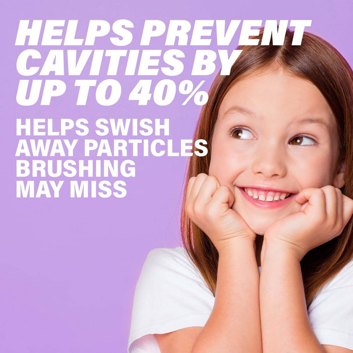 ACT Kids' Anti-Cavity Fluoride Rinse Groovy Grape Mouthwash - 16.9 fl oz