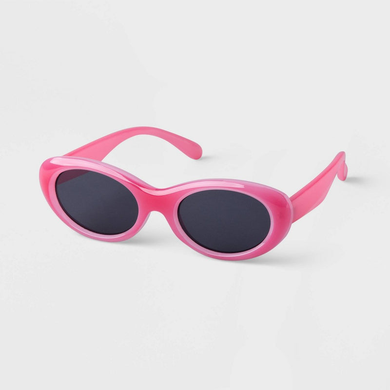 Women's Two-Tone Oval Sunglasses - A New Day Pink