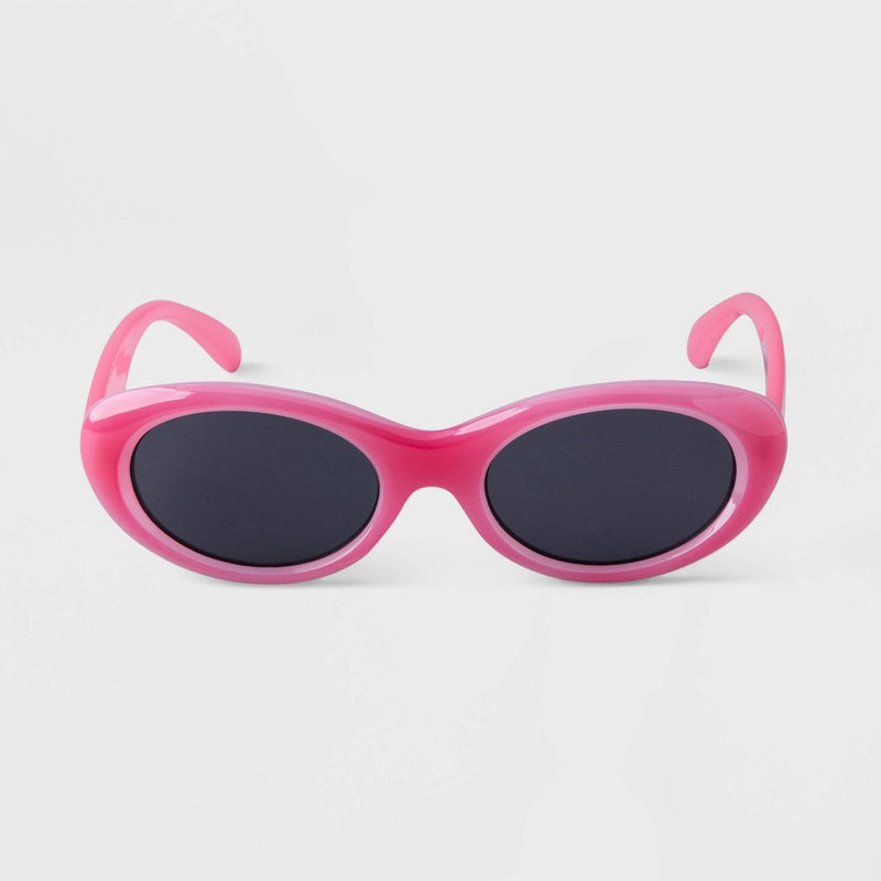 Women's Two-Tone Oval Sunglasses - A New Day Pink