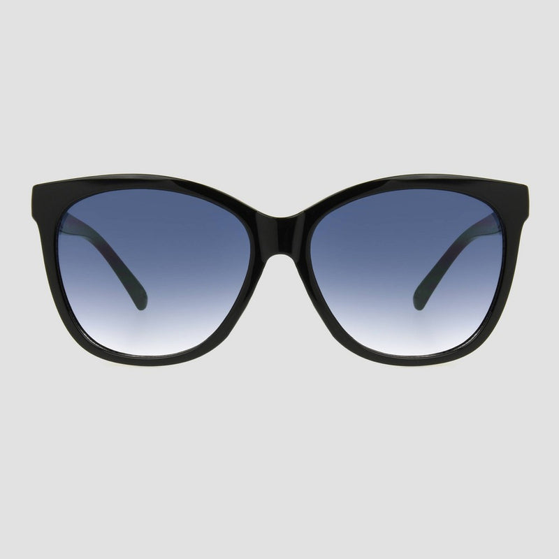 Women's Plastic Cateye Sunglasses - Universal Thread Black