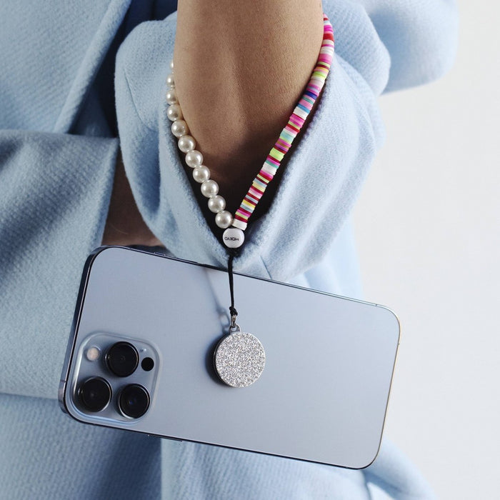 MOXYO Beaded Puka & Pearl Zigi Phone Strap