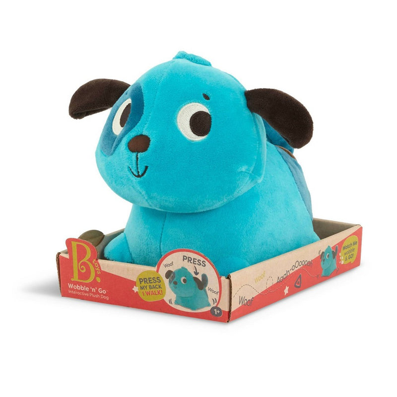 B. toys Interactive Stuffed Animal Dog Wobble 'n' Go - Woofer