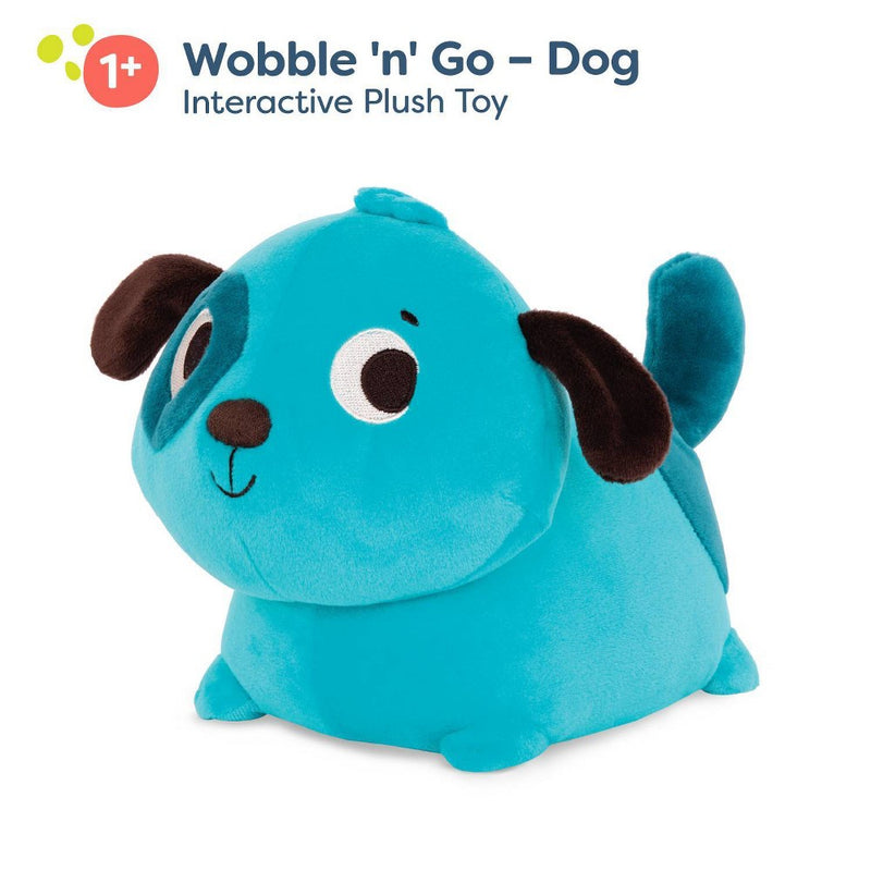 B. toys Interactive Stuffed Animal Dog Wobble 'n' Go - Woofer