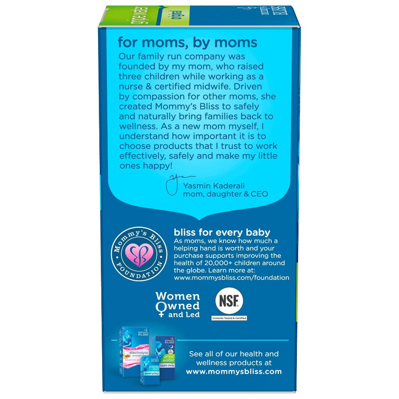 Mommy's Bliss Gripe Water for Babies with Gas, Colic or Stomach Discomfort - 4 fl oz