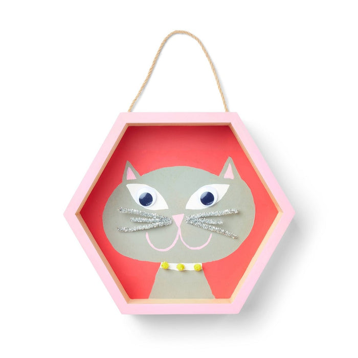 DIY Base Hexagon Box Unfinished Craft - Mondo Llama