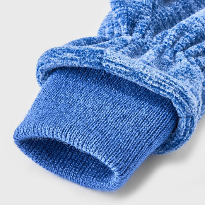 Baby Fleece Mittens - Cat & Jack Blue 12-24M