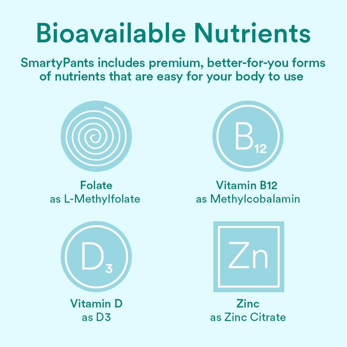 SmartyPants Prenatal Multi & Omega-3 Fish Oil Gummy Vitamins with DHA & Folate - 120 ct