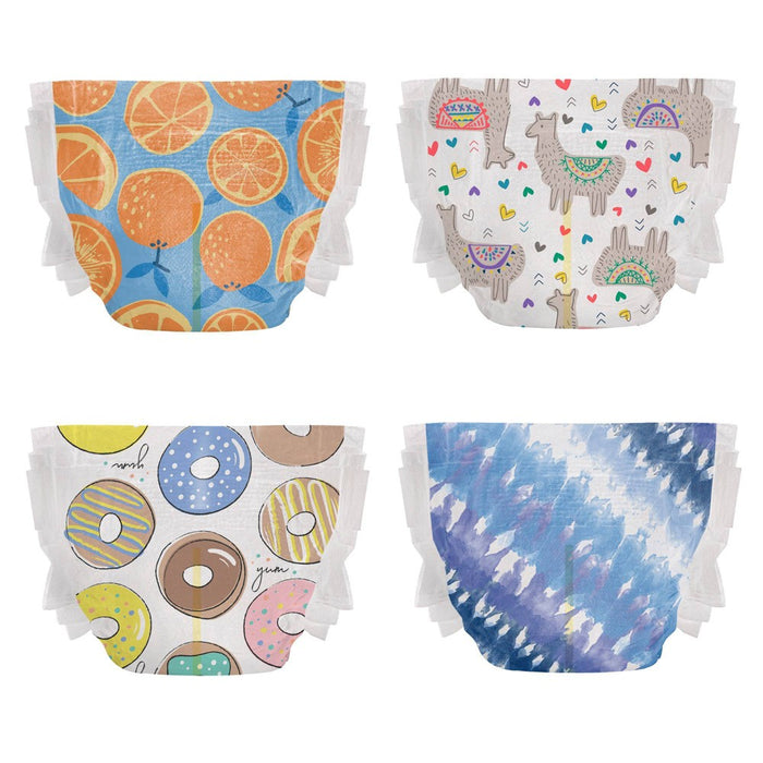The Honest Company Clean Conscious Disposable Diapers Four Print Pack - Size 3 - 120ct