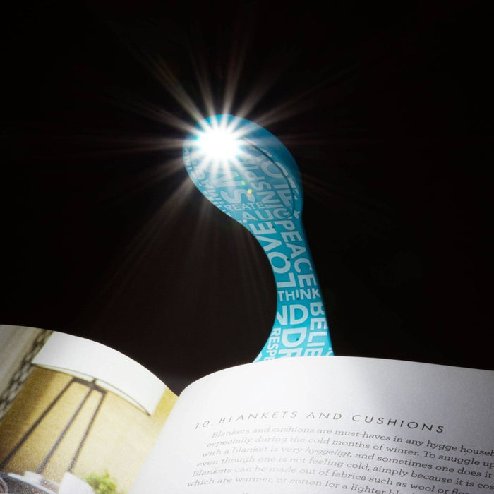 Booklight Thinking Gifts LED - Blue