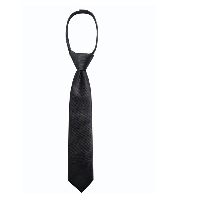 Boys' Woven Zip Necktie - Cat & Jack Black M/L