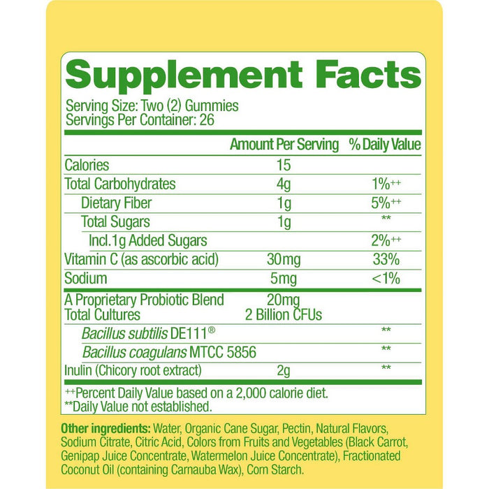 Culturelle Probiotic Gluten Free Gummies for Men and Women - Berry - 52ct