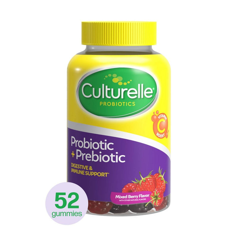 Culturelle Probiotic Gluten Free Gummies for Men and Women - Berry - 52ct