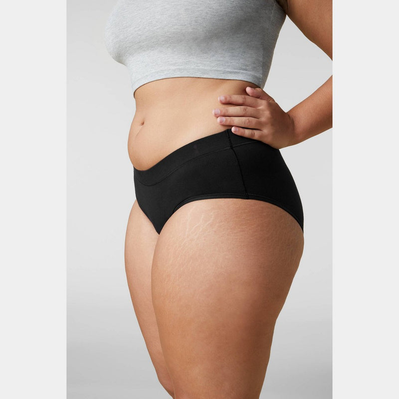 Thinx for All Women's Super Absorbency Brief Period Underwear - Black S