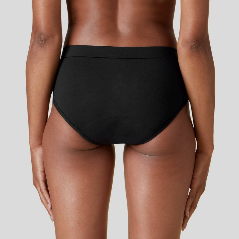 Thinx for All Women's Super Absorbency Brief Period Underwear - Black S