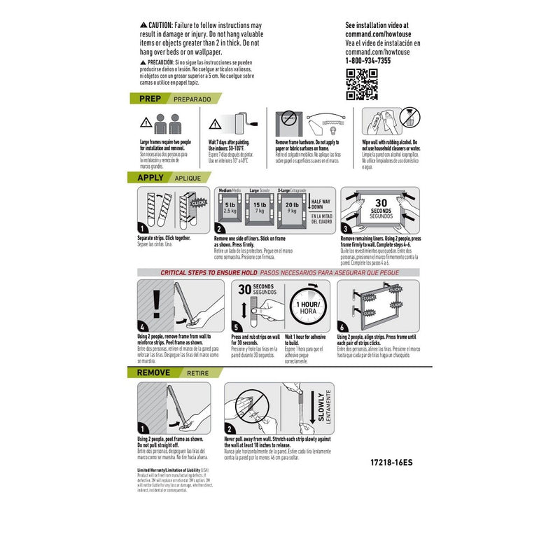 Command 12pk Heavy PHS Adhesives
