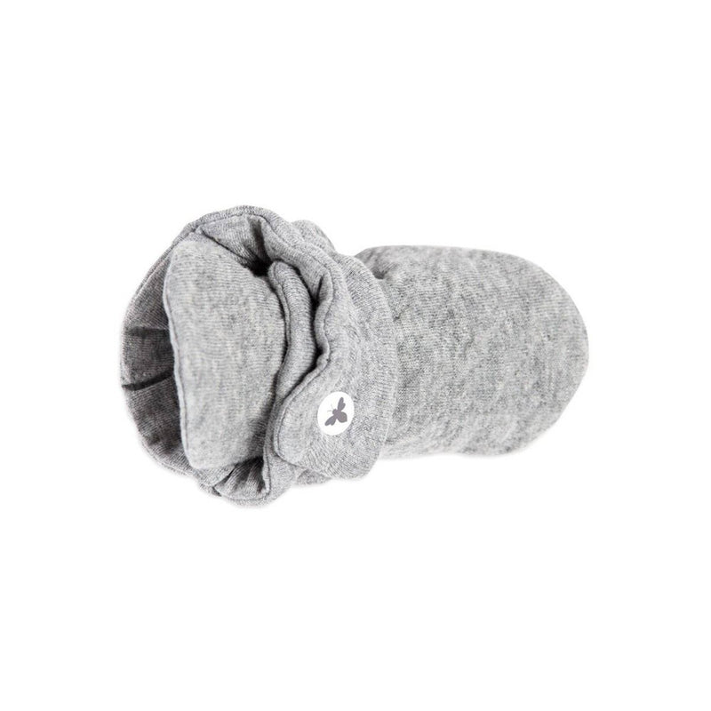 Burt's Bees Baby Quilted Bee Organic Cotton Booties - Gray 3-6M