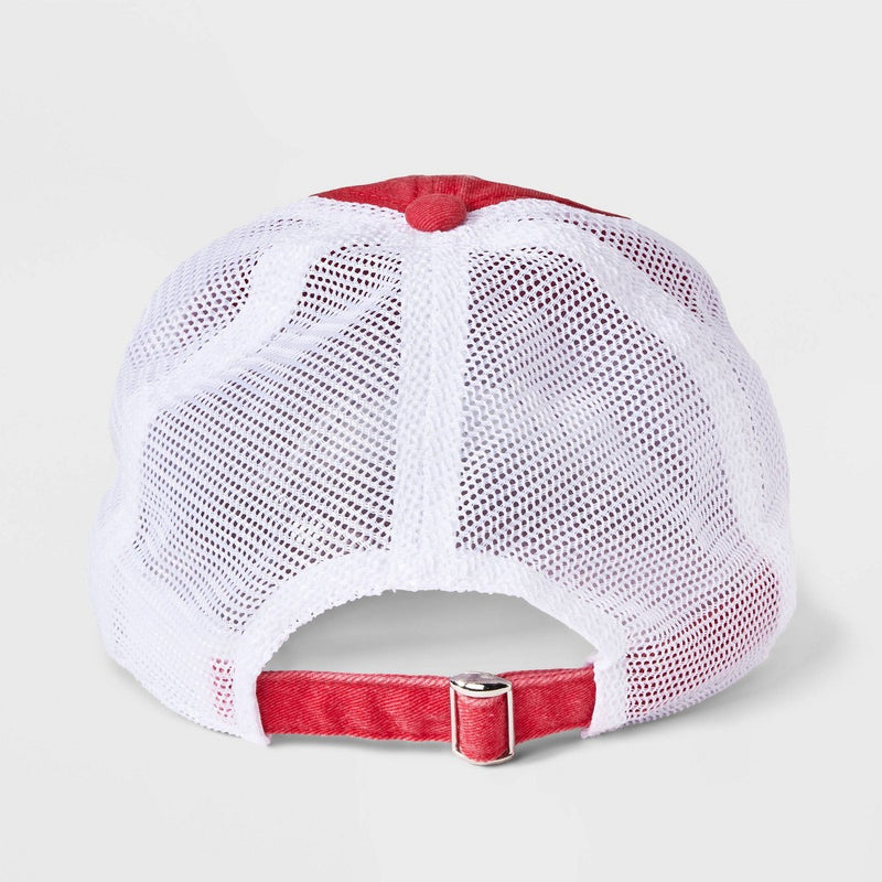 North Pole Trucker Hat - Mighty Fine Red