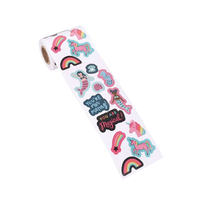 Unicorn Mermaid Sticker Rolls - Spritz