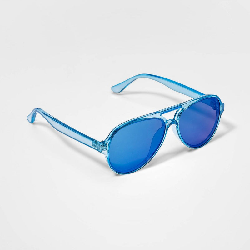 Kids' Aviator Sunglasses - Cat & Jack Blue
