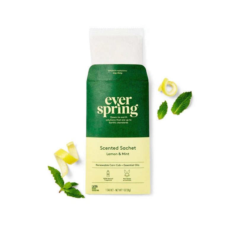 Air Freshener Sachet - Lemon & Mint - Everspring