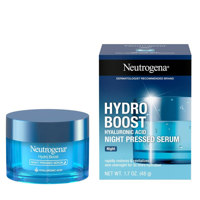 Neutrogena Hydro Boost Night Facial Serum with Hyaluronic Acid for Dry Skin - 1.7 oz
