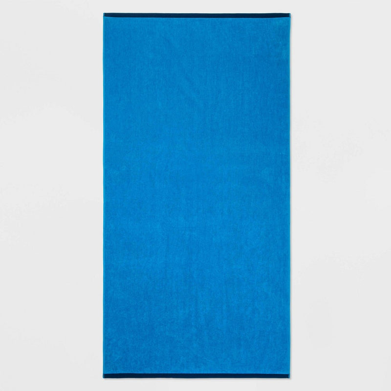 WOW Reversible Beach Towel Blue - Sun Squad