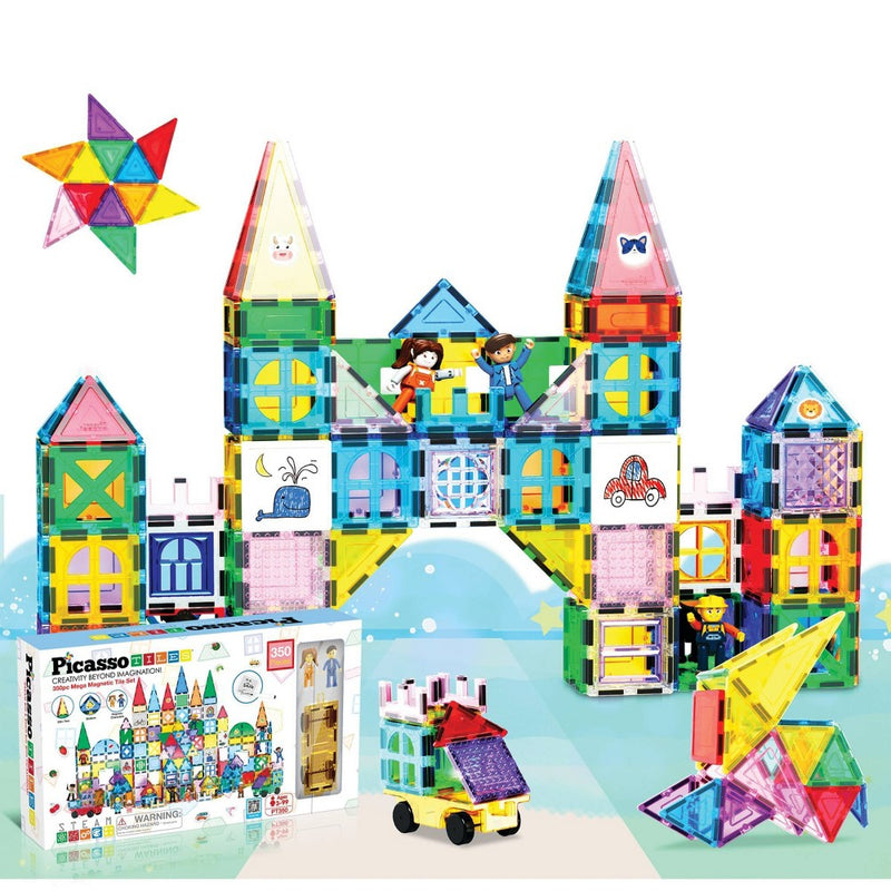 Picasso Tiles Magnetic Tile Set - 350pc (LOCAL PICKUP ONLY)