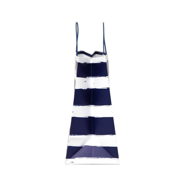 XL Vogue Bag Horizontal Navy Striped on White - Spritz