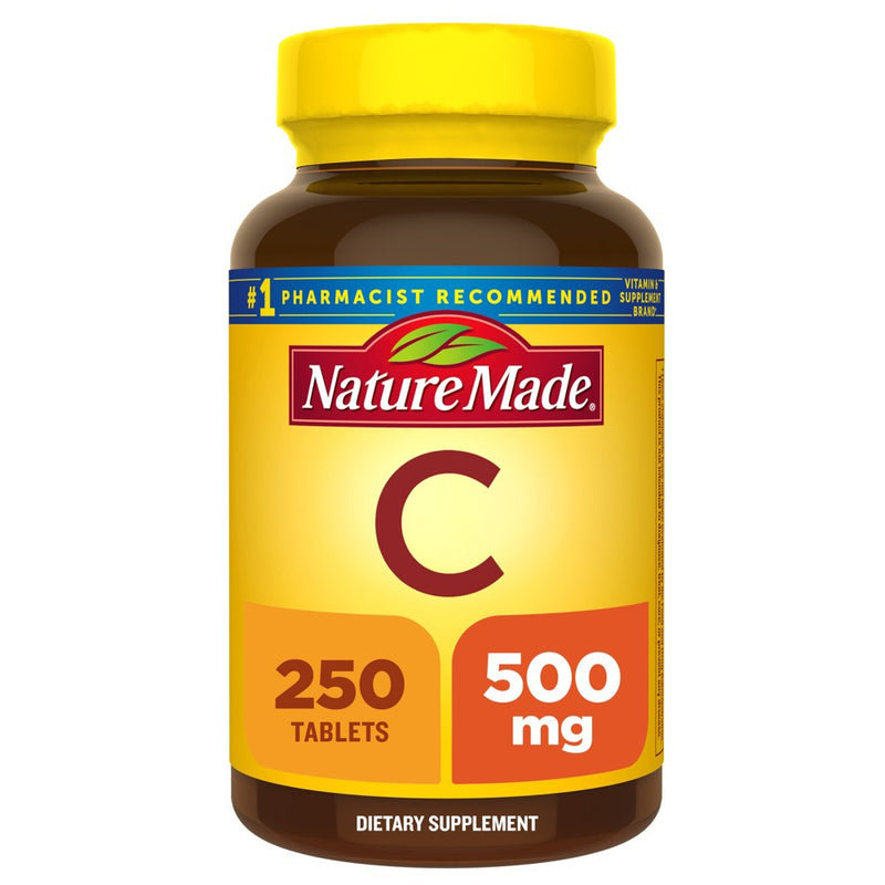 Nature Made Vitamin C 500mg Immune Support Supplement Caplets - 250ct