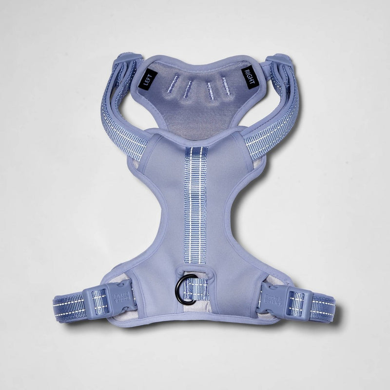 Reflective + Comfort Adjustable Dog Harness - Lilac - M - Boots & Barkley