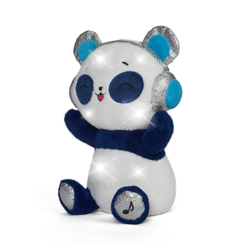 FAO Schwarz Glow Brights Plush with Lights and Sounds 13" DJ Panda