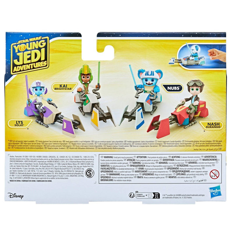 Star Wars Young Jedi Adventures Nubs and Speeder Bike Vehicle Set