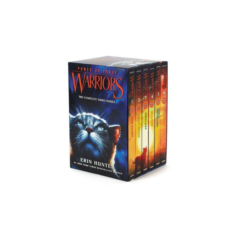 Warriors: Power of Three Box Set: Volumes 1 to 6 - by Erin Hunter (Paperback)