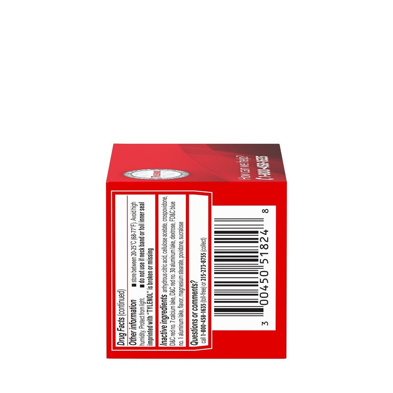 Children's Tylenol Pain + Fever Relief Chewables - Acetaminophen - Grape - 24ct - 3 PACK