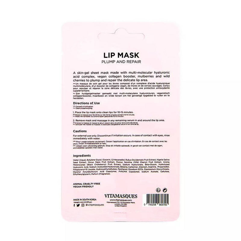 Vitamasques Lip Mask and Repair - Plump - 0.13 fl oz