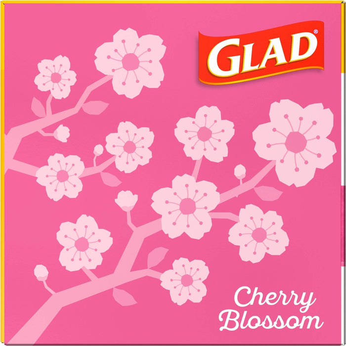 Glad DrawString Trash Bags - Cherry Blossom - 8 Gallon - 26ct